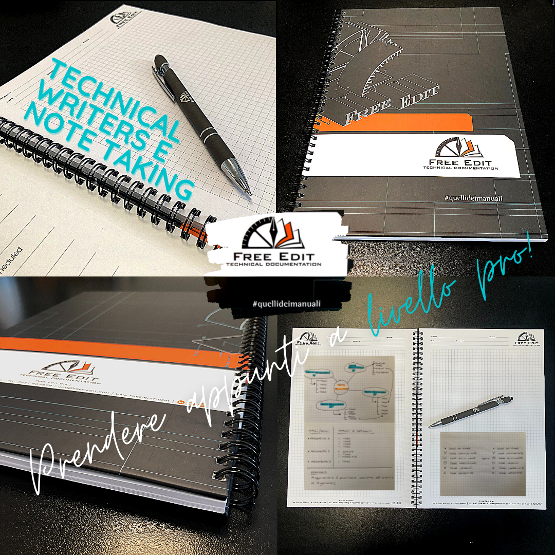 TECHNICAL WRITERS E NOTE TAKING: PRENDERE APPUNTI A LIVELLO PRO! - Free  Edit