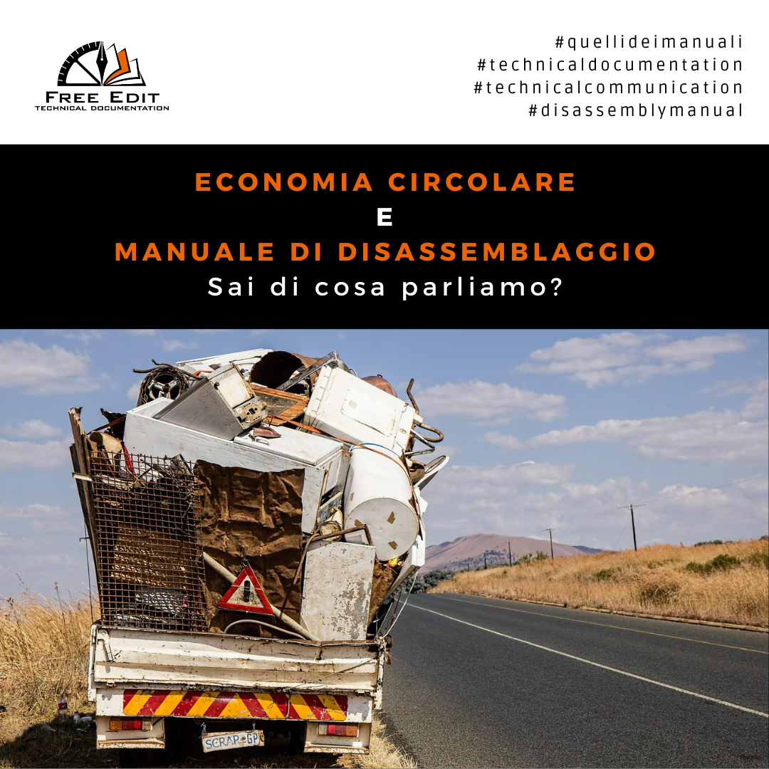 ECONOMIA CIRCOLARE E MANUALE DI DISASSEMBLAGGIO