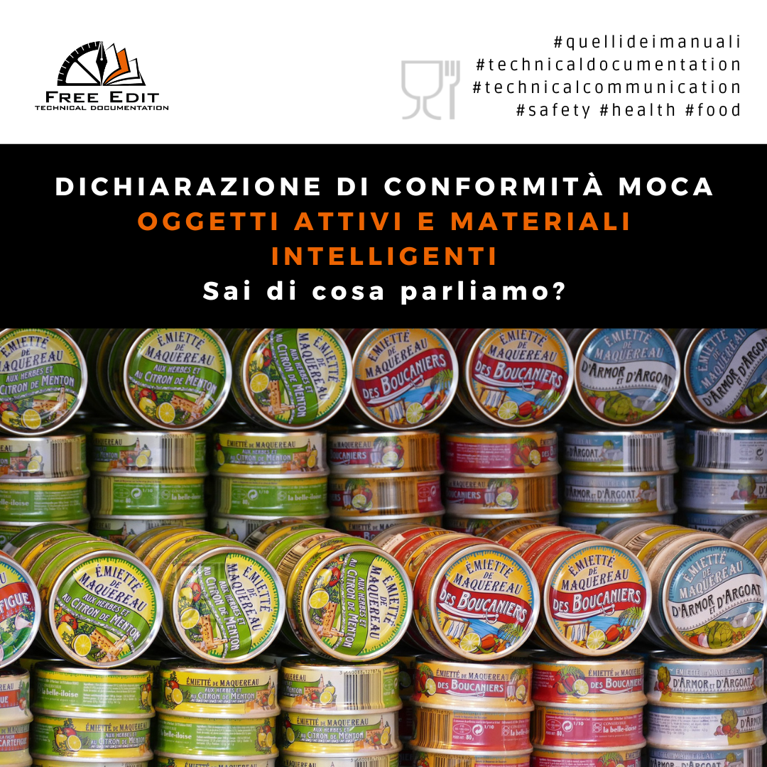 Dichiarazione di conformità MOCA - oggetti attivi e intelligenti