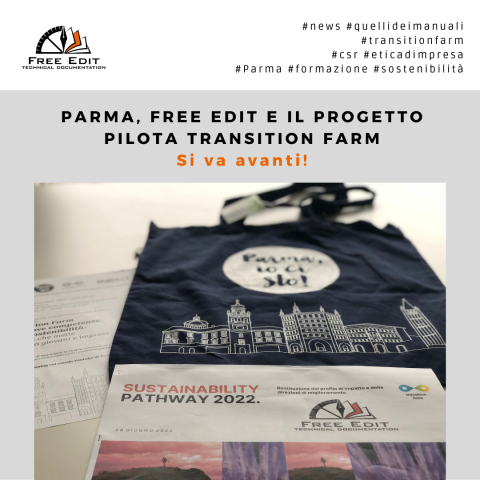 PARMA, FREE EDIT E IL PROGETTO PILOTA TRANSITION FARM