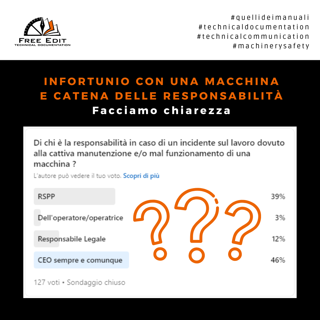 INFORTUNIO CON UNA MACCHINA E CATENA DELLE RESPONSABILITÀ - FACCIAMO CHIAREZZA