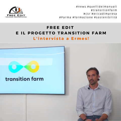FREE EDIT E IL PROGETTO TRANSITION FARM - L'INTERVISTA A ERMES