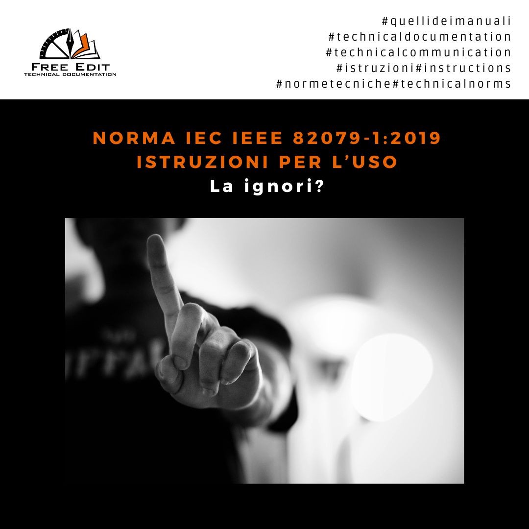 NORMA IEC IEEE 82079-1 2019 ISTRUZIONI PER L’USO